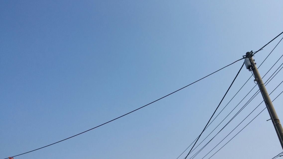 今日は快晴ですね♪