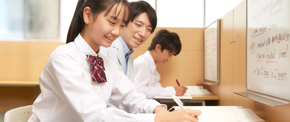 個別授業＋予習型授業で成績アップ