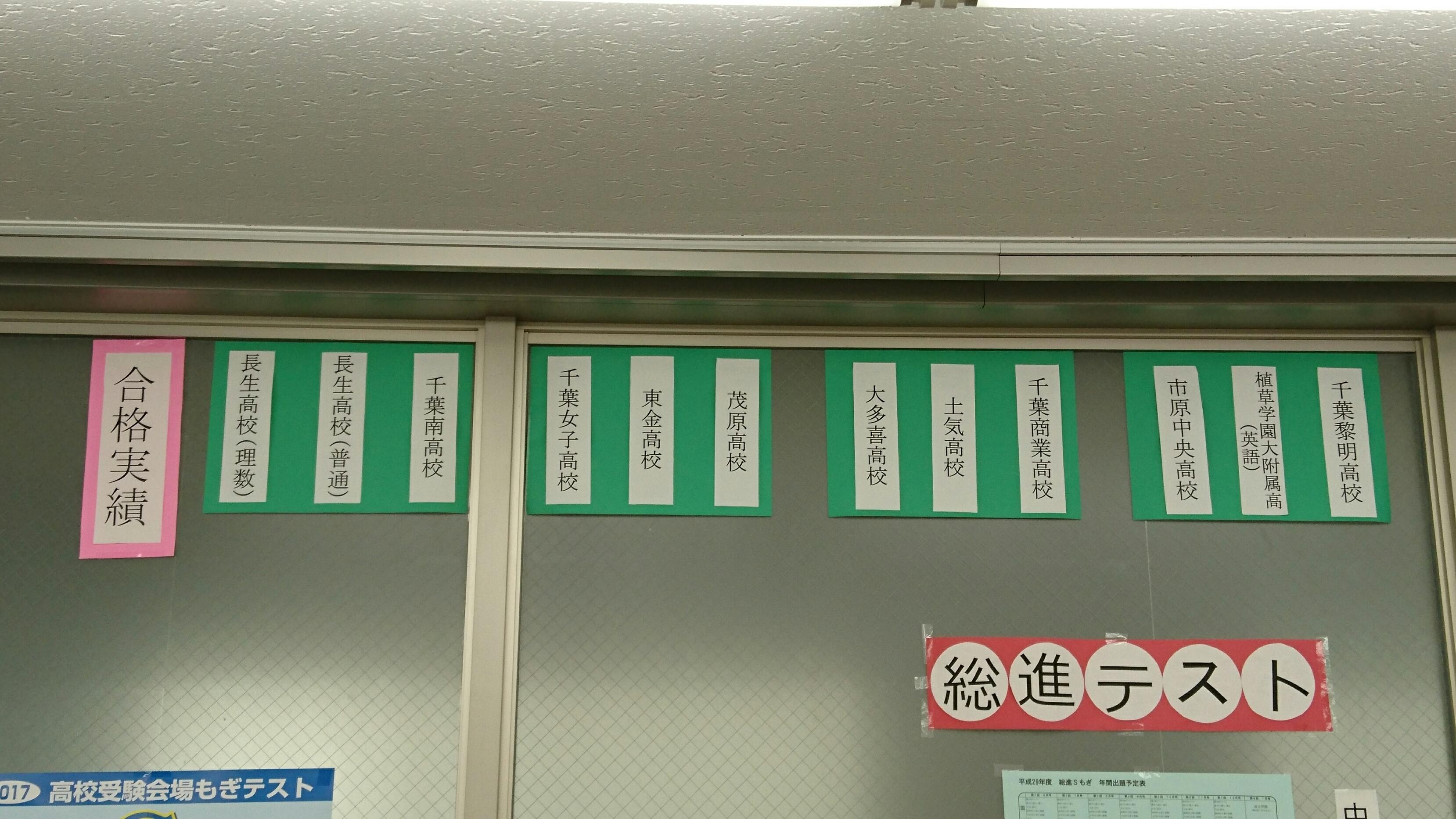 合格実績 千葉県茂原市の個別塾 学習塾 ナビ個別指導学院 茂原校ブログ