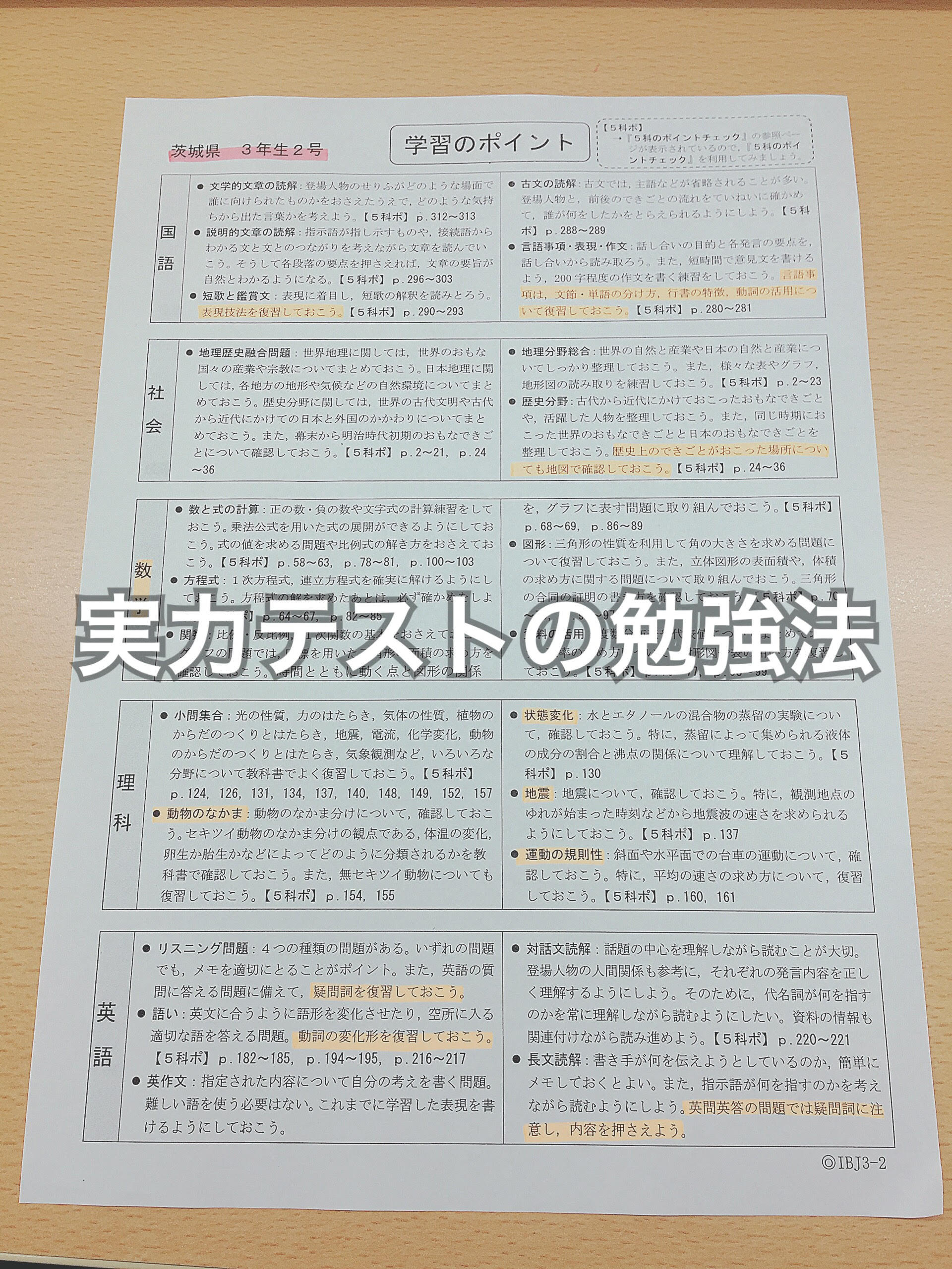 つくば市の個別指導塾 次回の実力テストのオススメ勉強法 茨城県つくば市の個別塾 学習塾 ナビ個別指導学院 つくば北校ブログ