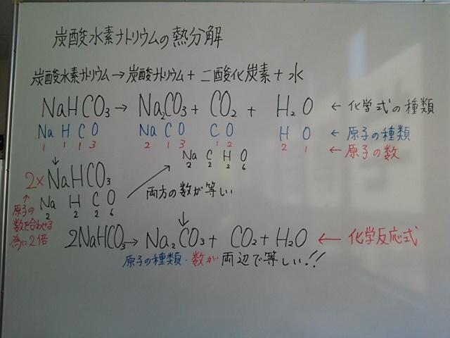 炭酸 水素 ナトリウム 化学式